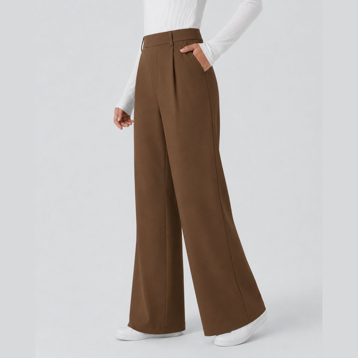 Nevzu High-Waisted Stretch Work Pant