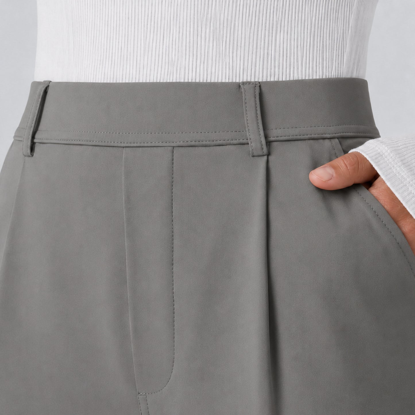 Nevzu High-Waisted Stretch Work Pant