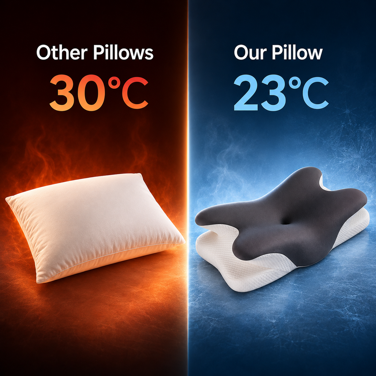 Nevzu™ Memory Foam Cervical Pillow