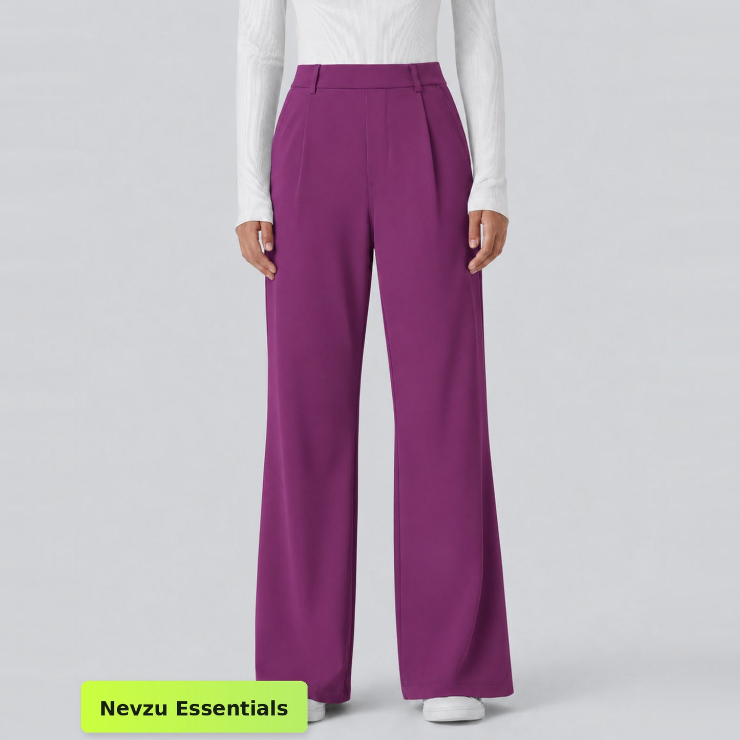 Nevzu High-Waisted Stretch Work Pant