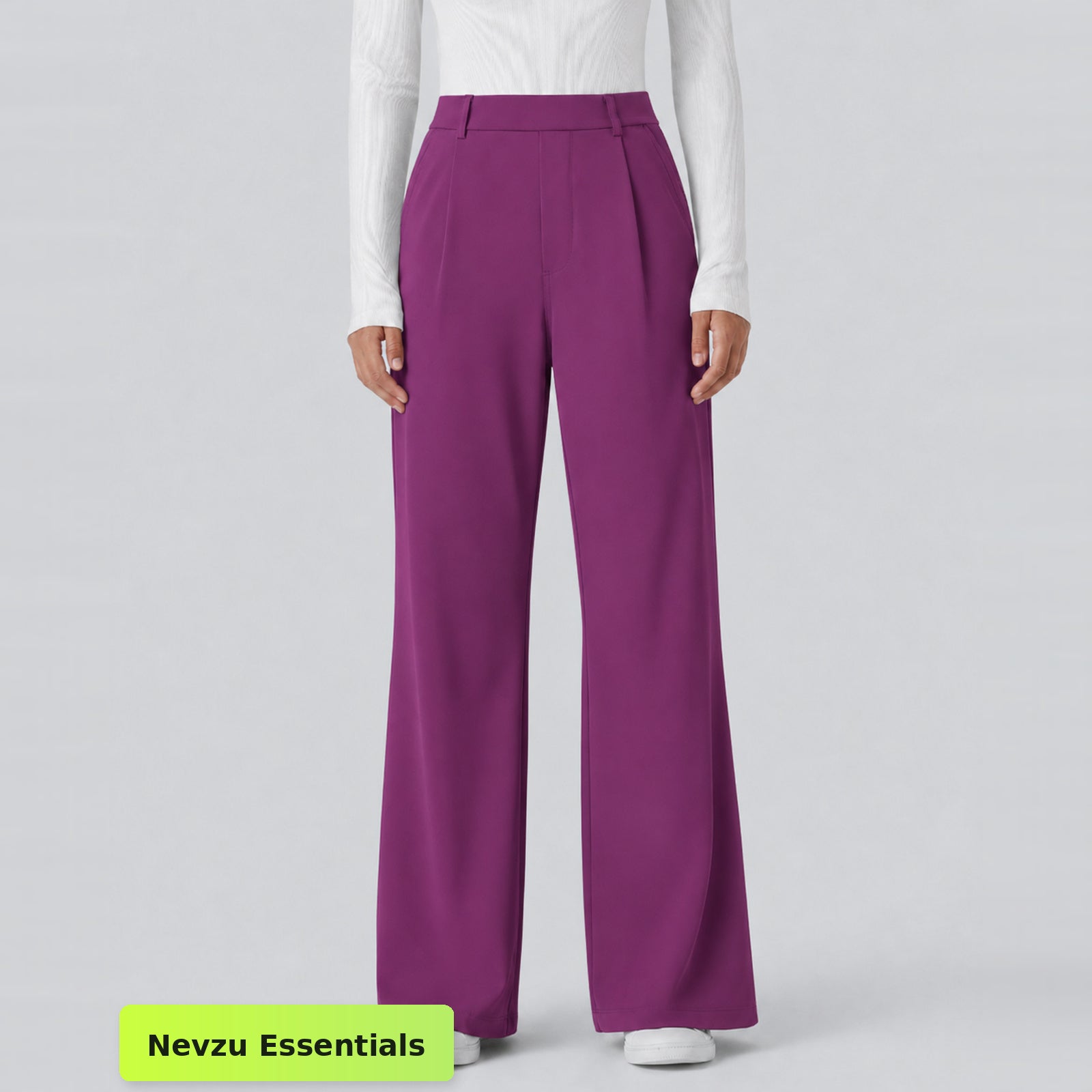 Nevzu High-Waisted Stretch Work Pant