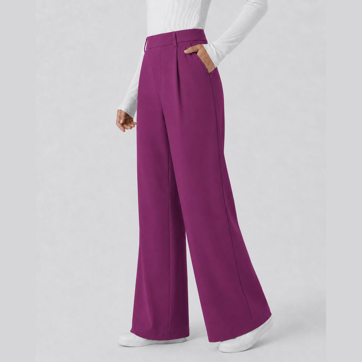 Nevzu High-Waisted Stretch Work Pant