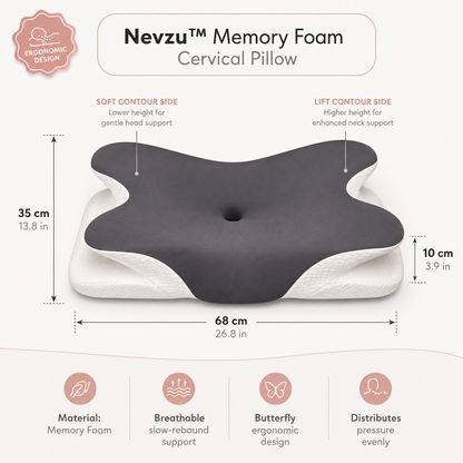 Nevzu™ Memory Foam Cervical Pillow
