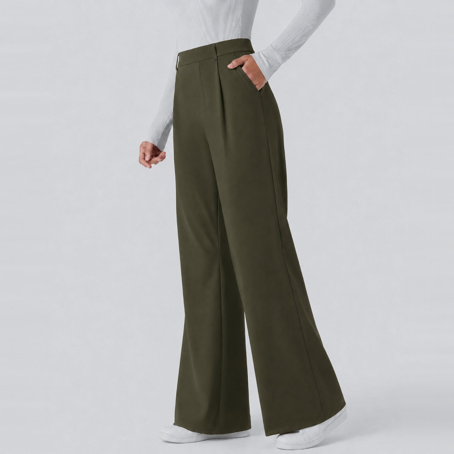 Nevzu High-Waisted Stretch Work Pant