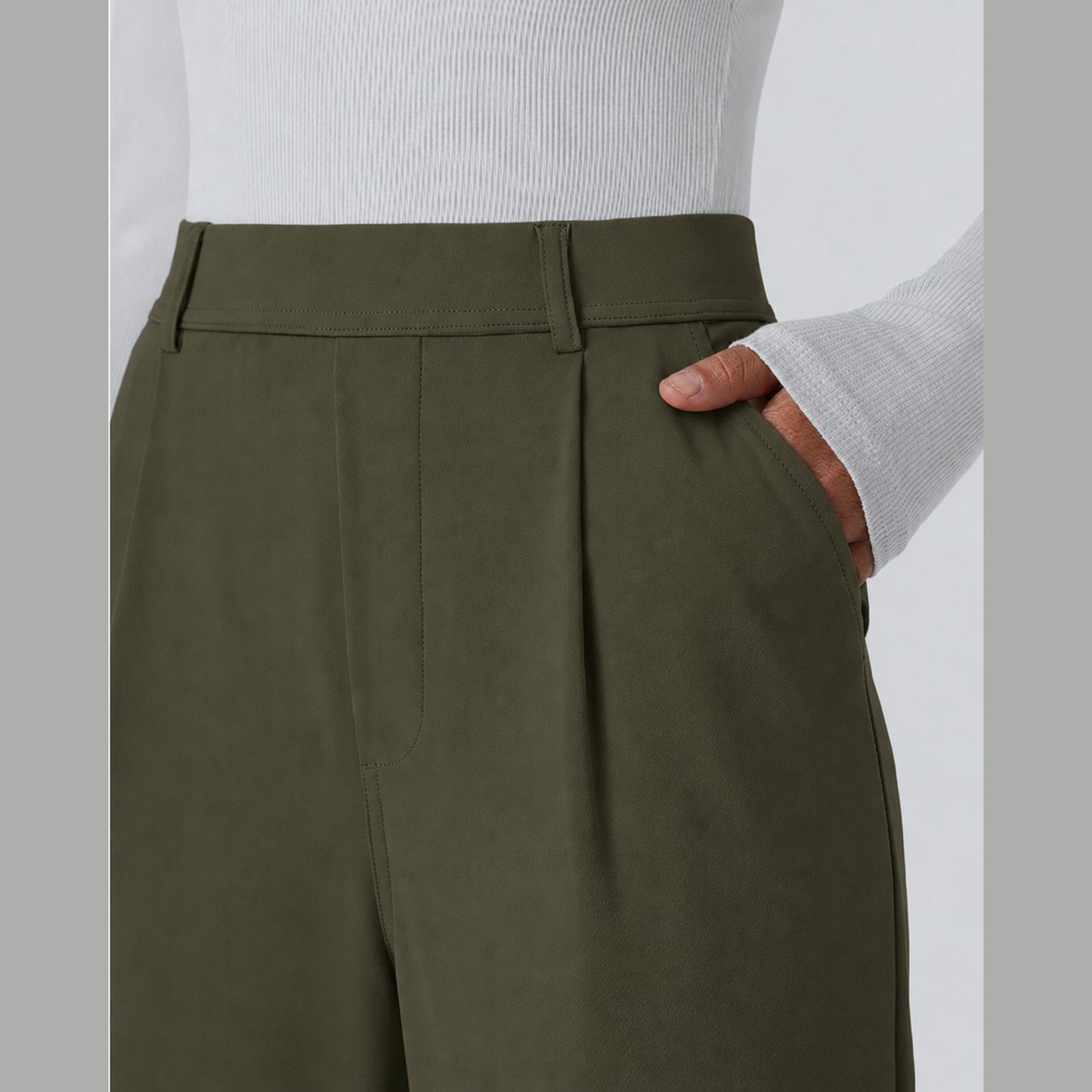 Nevzu High-Waisted Stretch Work Pant