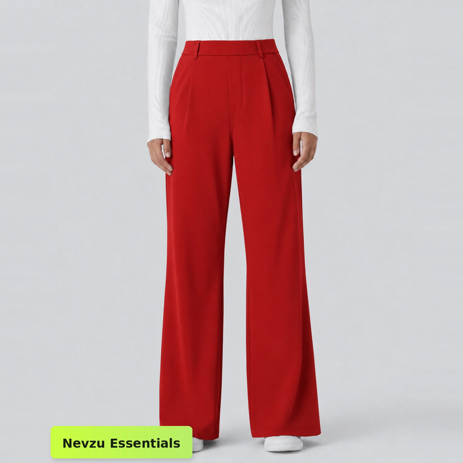 Nevzu High-Waisted Stretch Work Pant