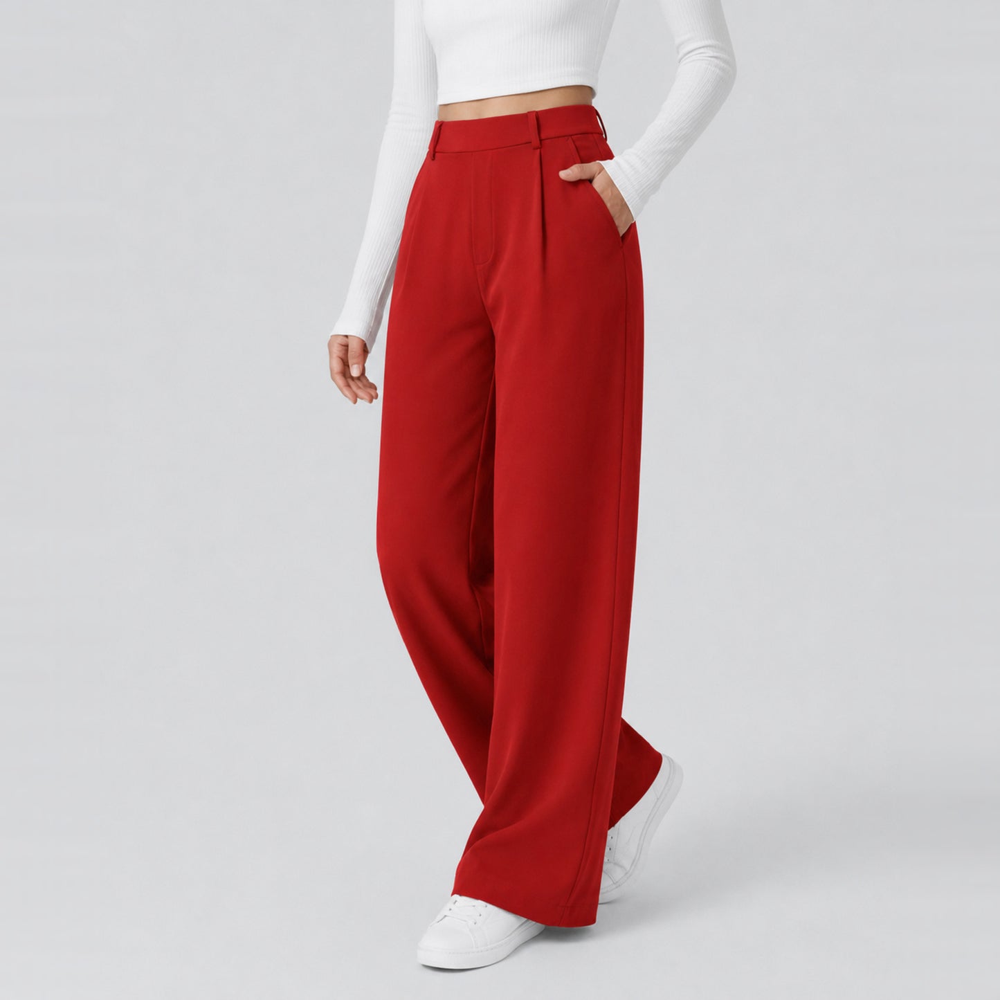 Nevzu High-Waisted Stretch Work Pant