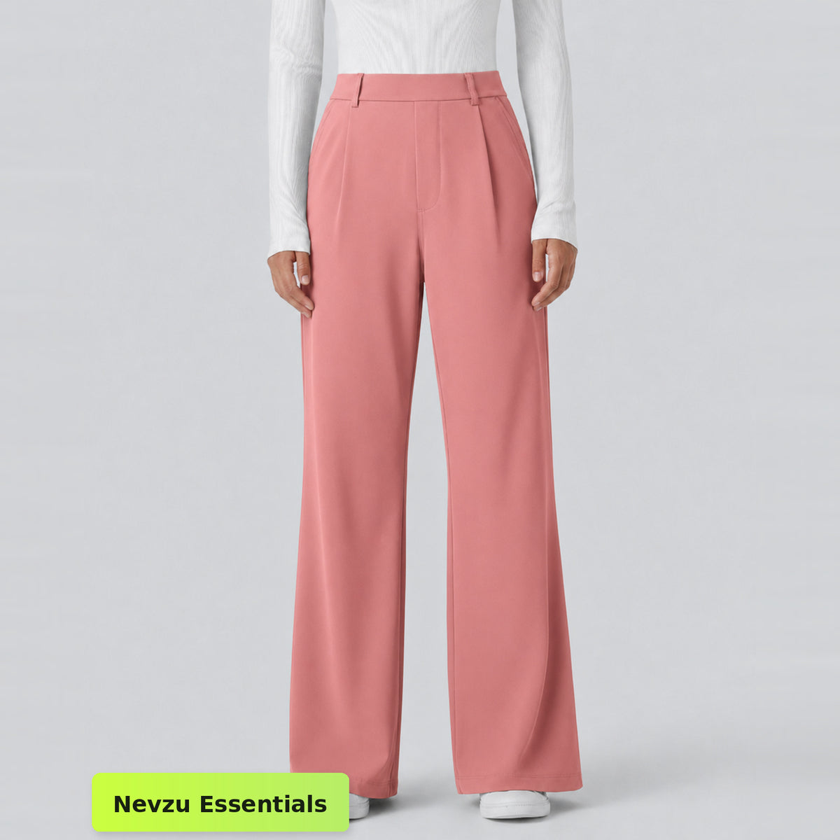Nevzu High-Waisted Stretch Work Pant